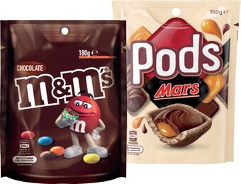 IGA Maltesers, m&m's, pods or skittles pack 120‑200g selected varieties offer