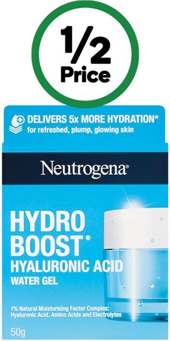 Woolworths Neutrogena hydro boost water gel 50g offer