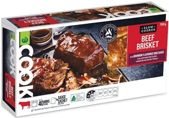 Woolworths Woolworths cook slow cooked beef brisket 700g offer
