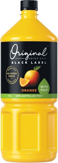 Woolworths Original juice black label 1.5 litre offer