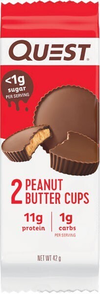 Quest peanut butter cups 42g^