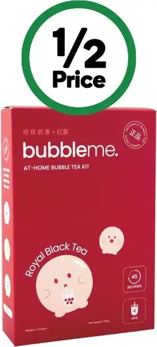 Woolworths Bubbleme bubble tea kits 280g offer