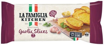 Coles La famiglia garlic bread slices 270g offer