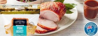 Coles Riverview farms australian hot roast pork offer