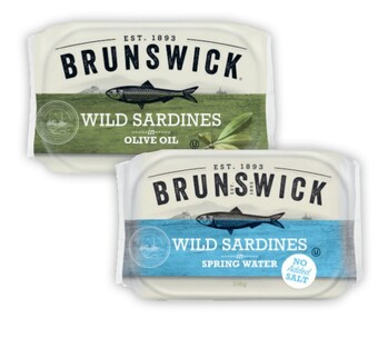 Coles Brunswick sardines 106g offer