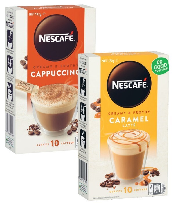 Nescafé coffee sachets 6 pack10 pack offer at Coles