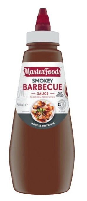 Coles Masterfoods smokey barbecue sauce 500ml offer