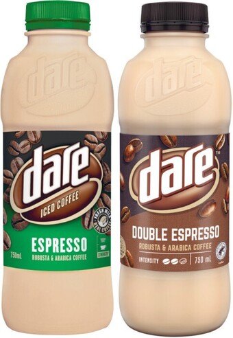 Coles Dare flavoured milk 750ml offer