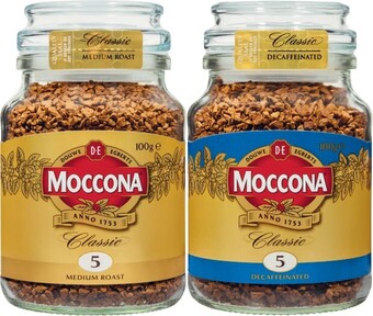 Coles Moccona freeze dried instant coffee 95g-100g offer