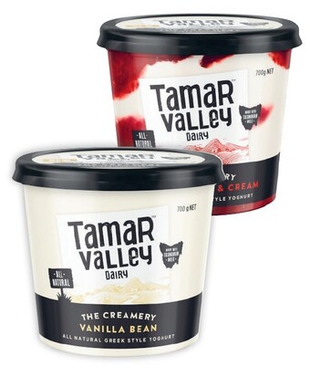 Coles Tamar valley dairy the creamery yoghurt 700g offer