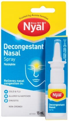 Coles Nyal decongestant nasal spray 15ml^ offer