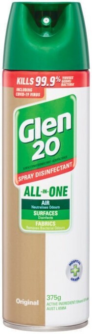 Coles Glen 20 disinfectant spray 375g offer