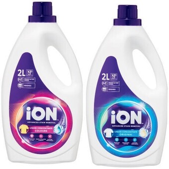 Coles Ion laundry liquid 2 litre offer
