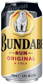 Coles Bundaberg up & cola cans 10x375ml offer