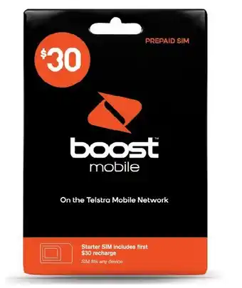 Coles Boost $30 sim pack offer