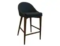 LivingStyles Erin Fabric Bar Stool, Charcoal / Walnut offer