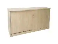Officeworks Stilford Professional Credenza 1200mm Sliding Door Oak offer