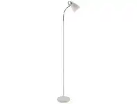 LivingStyles Nova Metal Floor Lamp, White offer