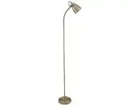 LivingStyles Nova Metal Floor Lamp, Antique Brass offer