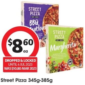 Coles Street Pizza 345g-385g offer