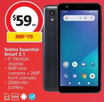 Coles Telstra Essential Smart 2.1 offer