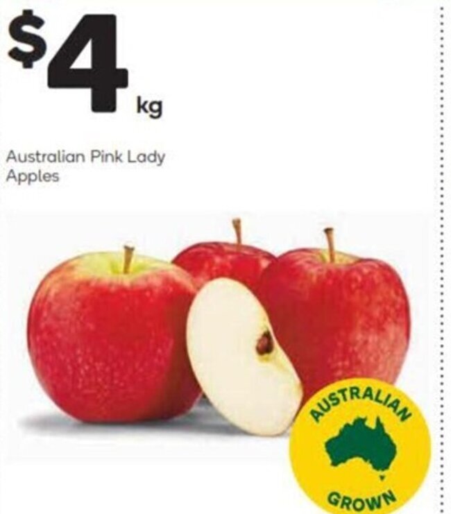 Australian Pink Lady Apples offer at Woolworths