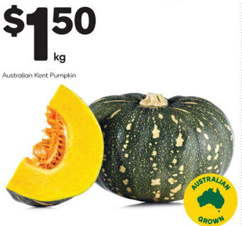 Woolworths Australian Kent Pumpkin offer