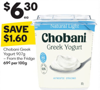 Woolworths Chobani Greek Yogurt 907g offer