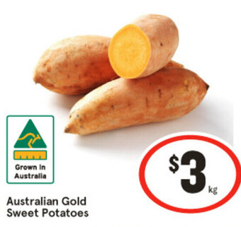 IGA Australian Gold Sweet Potatoes offer