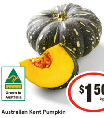 IGA Australian Kent Pumpkin offer