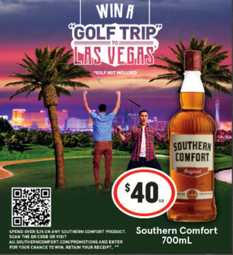 IGA SOUTHERN COMFORT 700mL offer