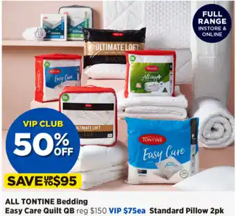 Spotlight ALL TONTINE Bedding Easy Care Quilt QB offer