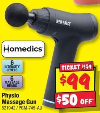 JB Hi-Fi Homedics Physio Massage Gun offer
