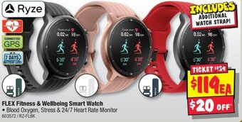 JB Hi-Fi FLEX Fitness & Wellbeing Smart Watch offer