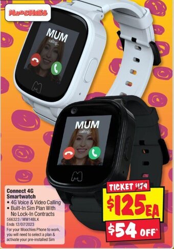 JB Hi-Fi Connect 4G Smartwatch offer
