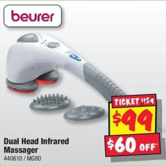 JB Hi-Fi Dual Head Infrared Massager offer