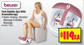 JB Hi-Fi Foot Bubble Spa With Aromatherapy offer