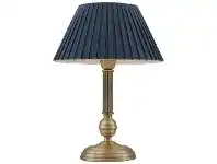 LivingStyles Marie Metal Base Table Lamp, Antique Brass / Blue offer
