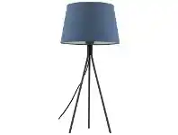 LivingStyles Anna Metal Tripod Base Table Lamp, Black / Blue offer