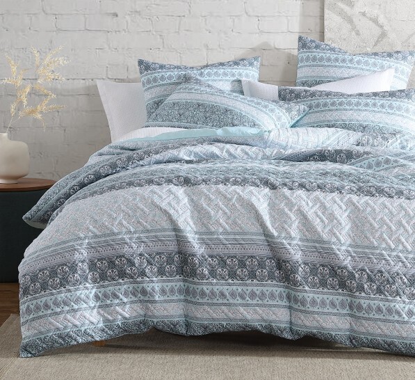 Esque aslan quilted quilt cover set offer at Spotlight