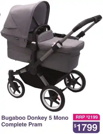 Bugaboo Donkey 5 Mono Complete Pram