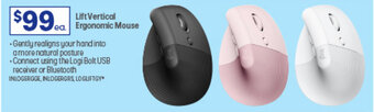 Officeworks Lift Vertical Ergonomic Mouse offer