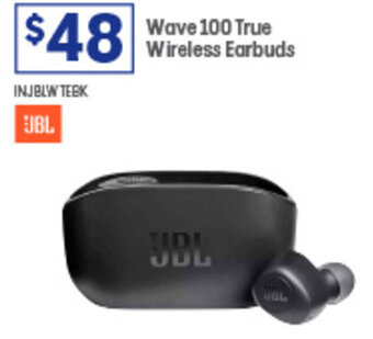 Officeworks Wave 100 True Wireless Earbuds offer