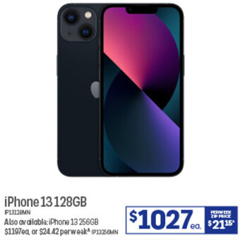 Officeworks iPhone 13 128GB offer