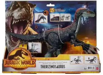 Kmart Jurassic world: dominion sound slashin' therizinosaurus dinosaur figure offer