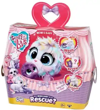 Kmart Little live pets scruff-a-luvs pastel pets mom & baby - assorted offer