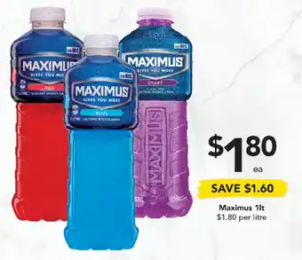 Drakes Maximus 1L offer