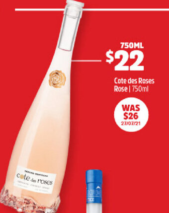 BWS Cote des Roses Rose 750ml offer