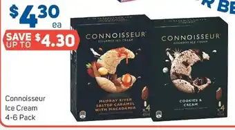 Foodland Connoisseur Ice Cream 4-6 Pack offer