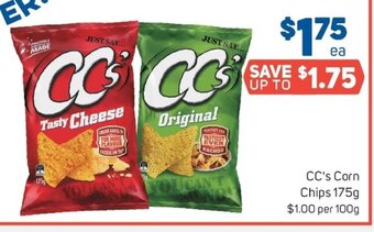 Foodland CC's Corn Chips 175g offer